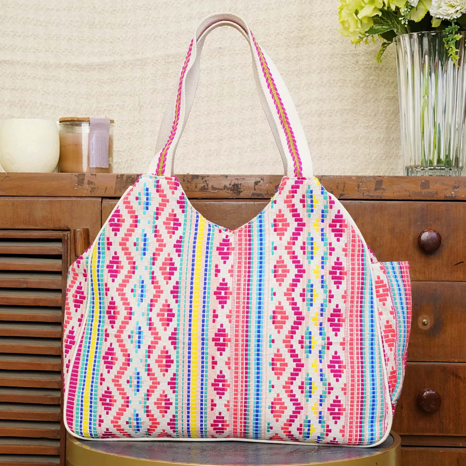The Festival Tote Bag - Pink